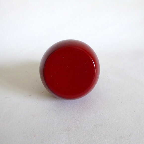 VINTAGE JAPANESE JAPAN RED VEGETABLE FRUIT SHAPED TOOTHPICK HOLDER LACQUER NEW - Picture 8 of 8